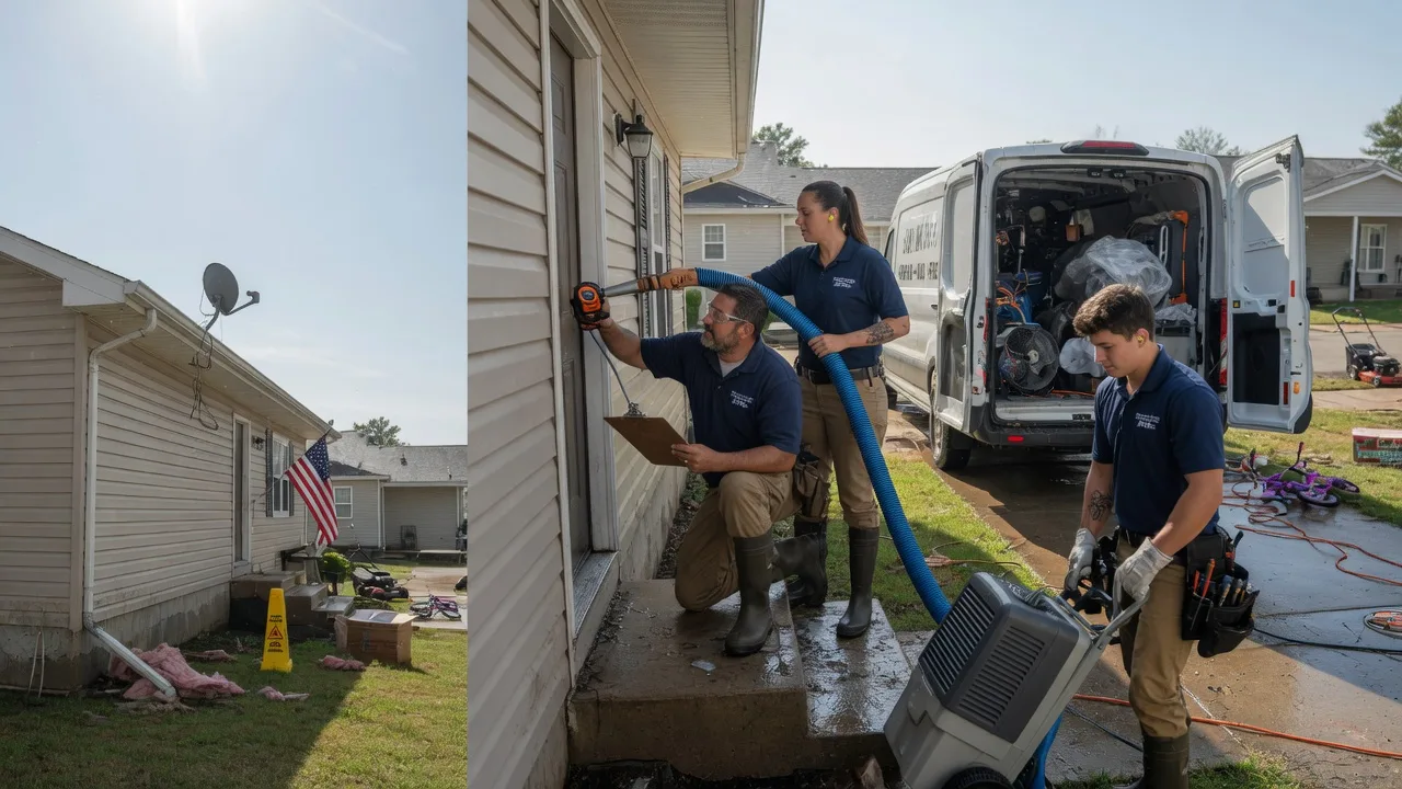 Ceiling Water Damage Restoration in Dearborn, MO near me